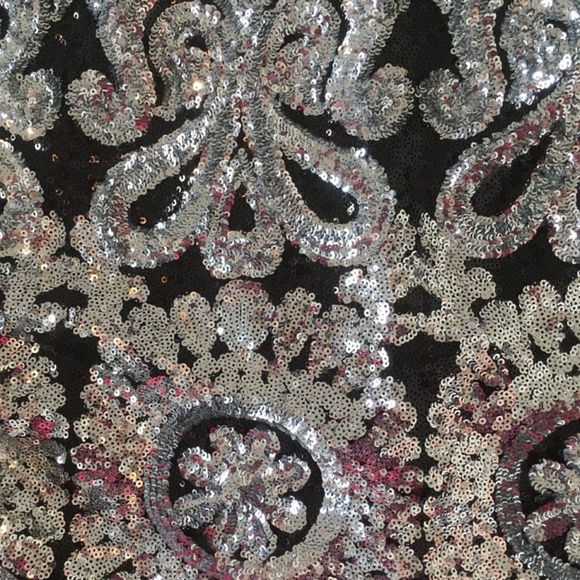 Alexia Admor Sequin Embroidered Mini Dress Sleeveless Cocktail Party ,SizeXS,NEW - Picture 3 of 11